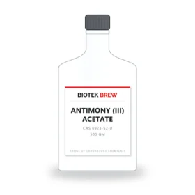 ANTIMONY (III) ACETATE - BioTek Brew laboratory chemical, CAS 6923-52-0, pack sizes 500 gm
