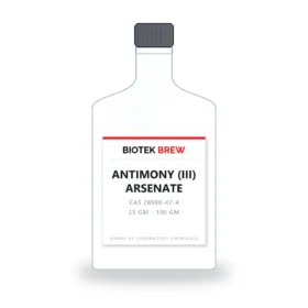 ANTIMONY (III) ARSENATE - BioTek Brew laboratory chemical, CAS 28980-47-4, pack sizes 25 gm - 100 gm