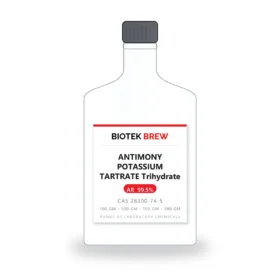 ANTIMONY POTASSIUM TARTRATE Trihydrate - BioTek Brew laboratory chemical, CAS 28300-74-5