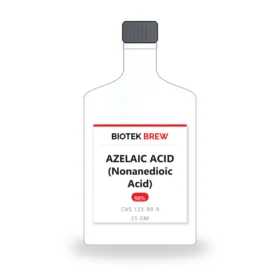 AZELAIC ACID (Nonanedioic Acid) - BioTek Brew laboratory chemical, CAS 123-99-9, pack sizes 25 gm