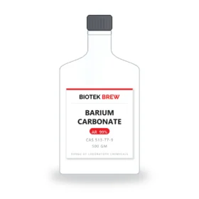 BARIUM CARBONATE - BioTek Brew laboratory chemical, CAS 513-77-9, pack sizes 500 gm