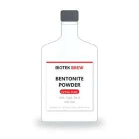 BENTONITE POWDER - BioTek Brew laboratory chemical, CAS 1302-78-9, pack sizes 500 gm