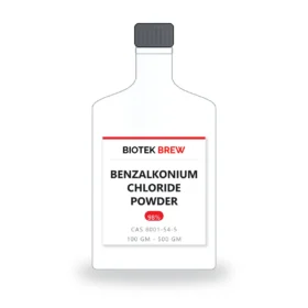 BENZALKONIUM CHLORIDE POWDER - BioTek Brew laboratory chemical, CAS 8001-54-5, pack sizes 100 gm - 500 gm