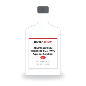 BENZALKONIUM CHLORIDE Pure ( W/V Aqueous Solution) - BioTek Brew laboratory chemical, CAS 63449-41-2