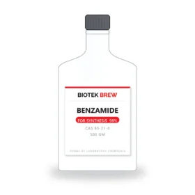 BENZAMIDE - BioTek Brew laboratory chemical, CAS 55-21-0, pack sizes 500 gm