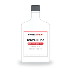 BENZANILIDE - BioTek Brew laboratory chemical, CAS 93-98-1, pack sizes 100 gm - 500 gm