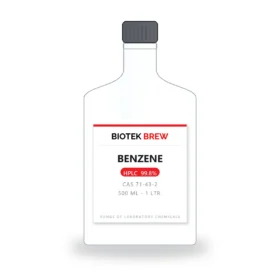 BENZENE - BioTek Brew laboratory chemical, CAS 71-43-2, pack sizes 500 ml - 1 Ltr.