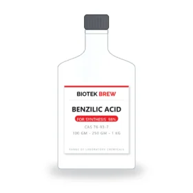 BENZILIC ACID - BioTek Brew laboratory chemical, CAS 76-93-7, pack sizes 100 gm - 250 gm - 1 kg