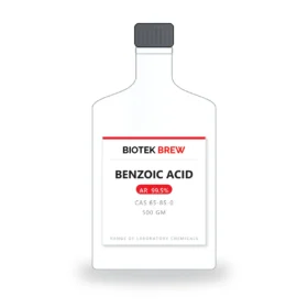 BENZOIC ACID - BioTek Brew laboratory chemical, CAS 65-85-0, pack sizes 500 gm