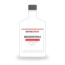 BENZONITRILE - BioTek Brew laboratory chemical, CAS 100-47-0, pack sizes 500 ml