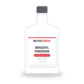 BENZOYL PEROXIDE - BioTek Brew laboratory chemical, CAS 94-36-0, pack sizes 500 gm