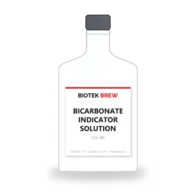 BICARBONATE INDICATOR SOLUTION - BioTek Brew laboratory chemical, pack sizes 125 ml