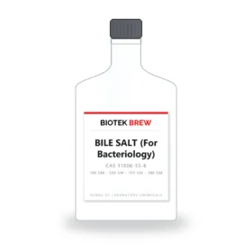 BILE SALT (For Bacteriology) - BioTek Brew laboratory chemical, CAS 11006-55-6, pack sizes 100 gm - 500 gm - 100 gm - 500 gm