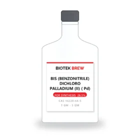 BIS (BENZONITRILE) DICHLORO PALLADIUM (II) ( Pd) - BioTek Brew laboratory chemical, CAS 14220-64-5, pack sizes 1 gm - 5 gm