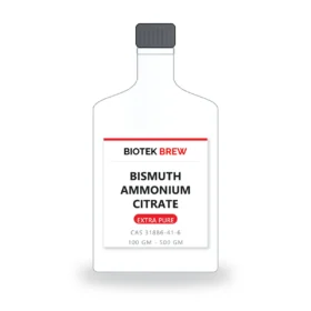 BISMUTH AMMONIUM CITRATE - BioTek Brew laboratory chemical, CAS 31886-41-6, pack sizes 100 gm - 500 gm