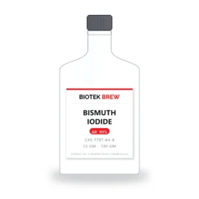 BISMUTH IODIDE - BioTek Brew laboratory chemical, CAS 7787-64-6, pack sizes 25 gm - 100 gm