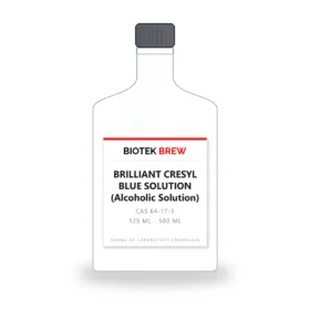 BRILLIANT CRESYL BLUE SOLUTION (Alcoholic Solution) - BioTek Brew laboratory chemical, CAS 64-17-5