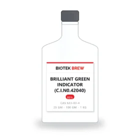 BRILLIANT GREEN INDICATOR (C.I.N0.42040) - BioTek Brew laboratory chemical, CAS 633-03-4, pack sizes 25 gm - 100 gm - 1 kg