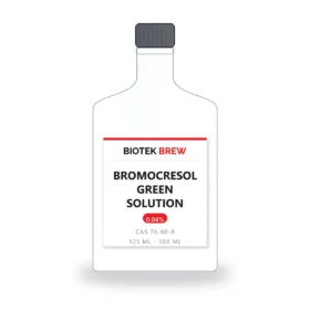 BROMOCRESOL GREEN SOLUTION - BioTek Brew laboratory chemical, CAS 76-60-8, pack sizes 125 ml - 500 ml