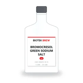 BROMOCRESOL GREEN SODIUM SALT - BioTek Brew laboratory chemical, CAS 62625-32-5, pack sizes 5 gm - 25 gm