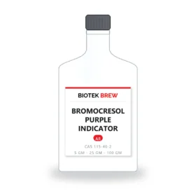 BROMOCRESOL PURPLE INDICATOR - BioTek Brew laboratory chemical, CAS 115-40-2, pack sizes 5 gm - 25 gm - 100 gm
