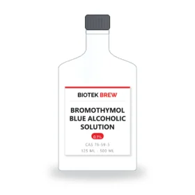 BROMOTHYMOL BLUE ALCOHOLIC SOLUTION - BioTek Brew laboratory chemical, CAS 76-59-5, pack sizes 125 ml - 500 ml