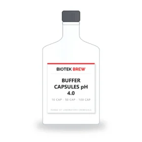BUFFER CAPSULES pH 4.0 - BioTek Brew laboratory chemical, pack sizes 10 cap - 50 cap - 100 cap