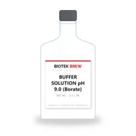 BUFFER SOLUTION pH 9.0 (Borate) - BioTek Brew laboratory chemical, pack sizes 500 ml - 2.5 Ltr.