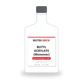 BUTYL ACRYLATE (Monomer) - BioTek Brew laboratory chemical, CAS 141-32-2, pack sizes 500 ml - 2.5 Ltr.