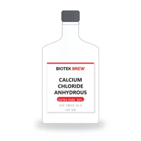 CALCIUM CHLORIDE ANHYDROUS - BioTek Brew laboratory chemical, CAS 10043-52-4, pack sizes 500 gm