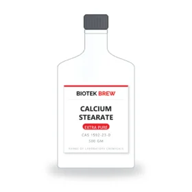 CALCIUM STEARATE - BioTek Brew laboratory chemical, CAS 1592-23-0, pack sizes 500 gm