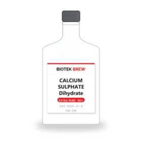 CALCIUM SULPHATE Dihydrate - BioTek Brew laboratory chemical, CAS 10101-41-4, pack sizes 500 gm
