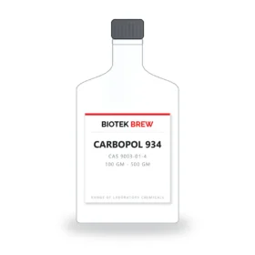 CARBOPOL 934 - BioTek Brew laboratory chemical, CAS 9003-01-4, pack sizes 100 gm - 500 gm