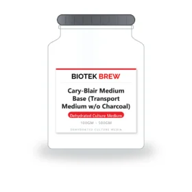 Cary-Blair Medium Base (Transport Medium w/o Charcoal) - BioTek Brew dehydrated culture medium, pack sizes 100gm - 500gm