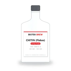 CHITIN (Flakes) - BioTek Brew laboratory chemical, CAS 1398-61-4, pack sizes 100 gm - 500 gm