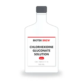 CHLORHEXIDINE GLUCONATE SOLUTION - BioTek Brew laboratory chemical, CAS 18472-51-0, pack sizes 500 ml
