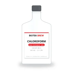 CHLOROFORM - BioTek Brew laboratory chemical, CAS 67-66-3, pack sizes 500 ml - 2.5 Ltr.