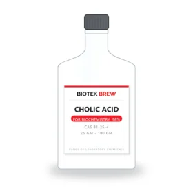 CHOLIC ACID - BioTek Brew laboratory chemical, CAS 81-25-4, pack sizes 25 gm - 100 gm