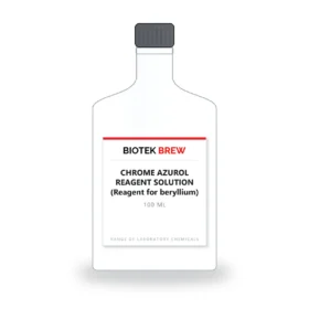 CHROME AZUROL REAGENT SOLUTION (Reagent for beryllium) - BioTek Brew laboratory chemical, pack sizes 100 ml