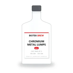 CHROMIUM METAL LUMPS - BioTek Brew laboratory chemical, CAS 7440-47-3, pack sizes 100 gm - 500 gm