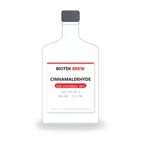 CINNAMALDEHYDE - BioTek Brew laboratory chemical, CAS 104-55-2, pack sizes 500 ml - 2.5 Ltr.