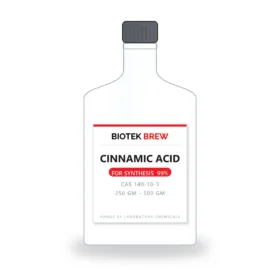 CINNAMIC ACID - BioTek Brew laboratory chemical, CAS 140-10-3, pack sizes 250 gm - 500 gm