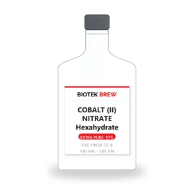 COBALT (II) NITRATE Hexahydrate - BioTek Brew laboratory chemical, CAS 10026-22-9, pack sizes 100 gm - 500 gm
