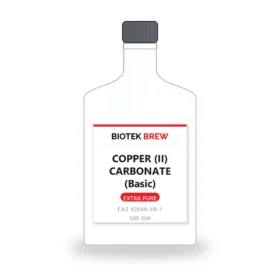 COPPER (II) CARBONATE (Basic) - BioTek Brew laboratory chemical, CAS 12069-69-1, pack sizes 500 gm