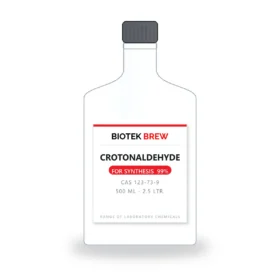 CROTONALDEHYDE - BioTek Brew laboratory chemical, CAS 123-73-9, pack sizes 500 ml - 2.5 Ltr.