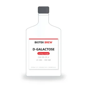 D-GALACTOSE - BioTek Brew laboratory chemical, CAS 59-23-4, pack sizes 25 gm - 100 gm