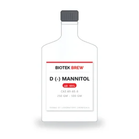 D (-) MANNITOL - BioTek Brew laboratory chemical, CAS 69-65-8, pack sizes 250 gm - 500 gm
