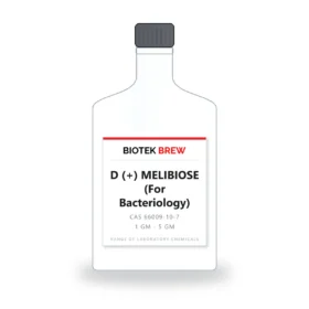 D (+) MELIBIOSE (For Bacteriology) - BioTek Brew laboratory chemical, CAS 66009-10-7, pack sizes 1 gm - 5 gm