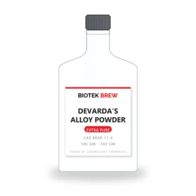 DEVARDA'S ALLOY POWDER - BioTek Brew laboratory chemical, CAS 8049-11-4, pack sizes 100 gm - 500 gm