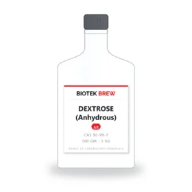 DEXTROSE (Anhydrous) - BioTek Brew laboratory chemical, CAS 50-99-7, pack sizes 500 gm - 5 kg